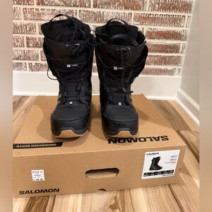 Salomon Launch Black Snowboard Boots